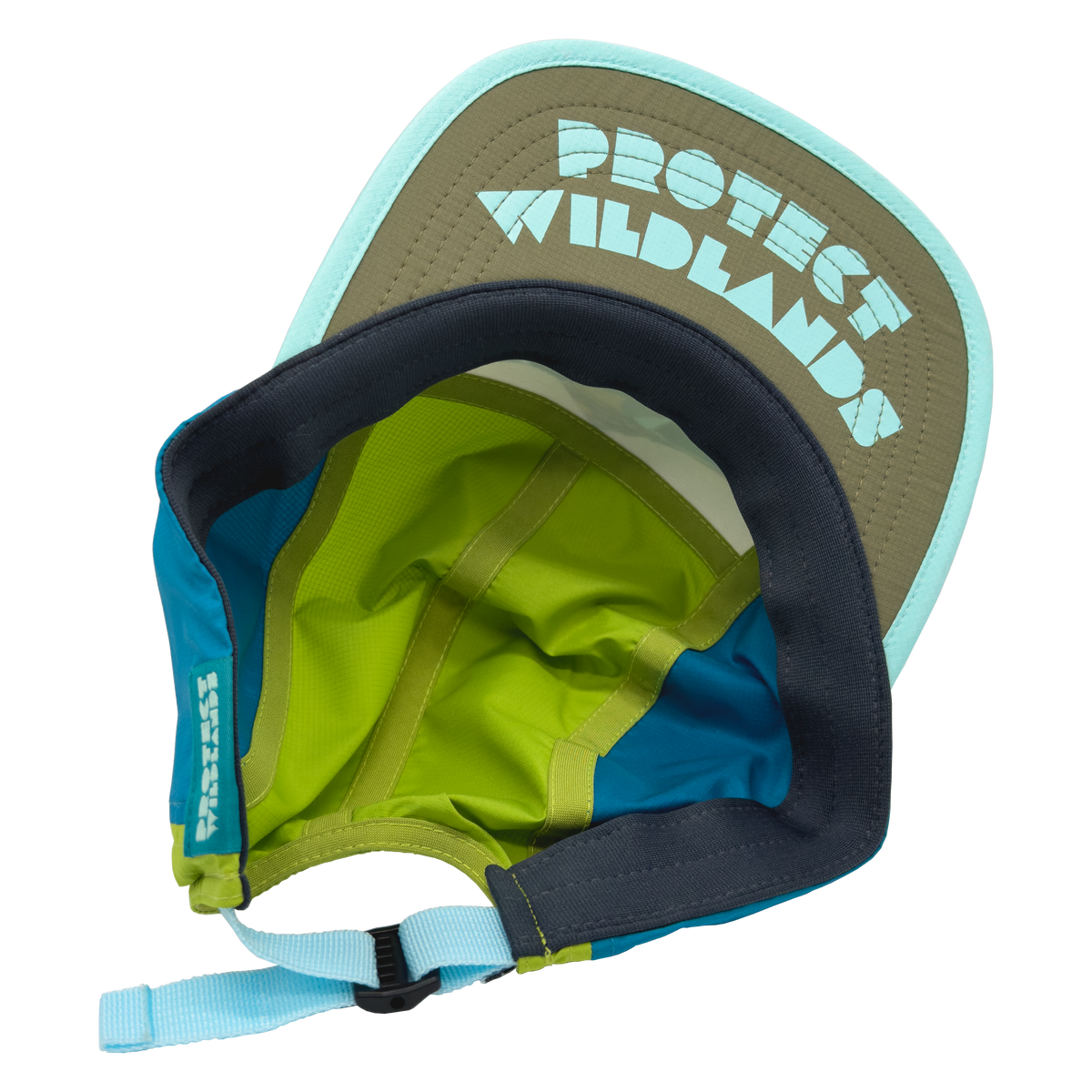 Teocalli Running Hat | Teal, Sky, & Lime – Katherine Homes