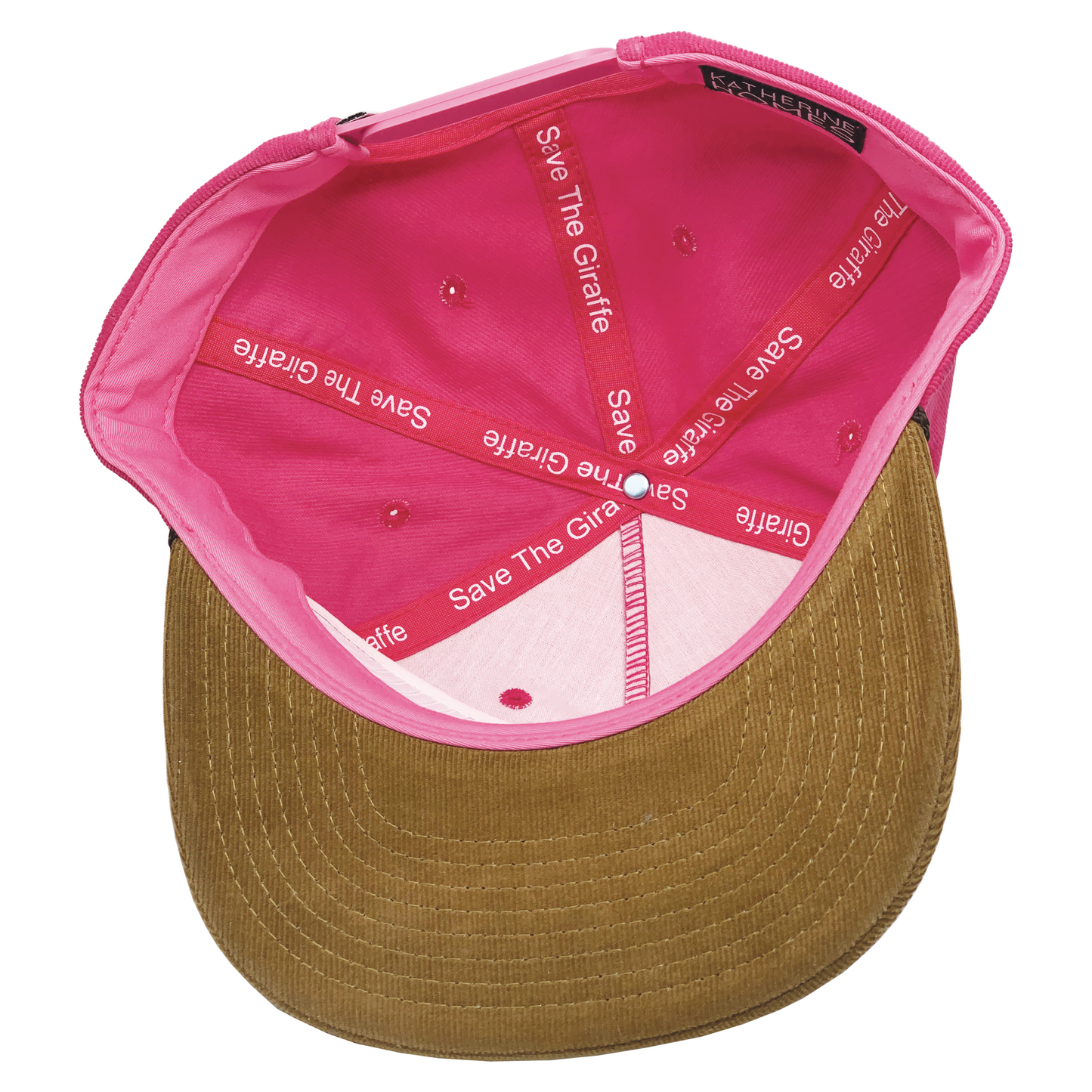 Fleeing Giraffe | Corduroy | Pink | Stone