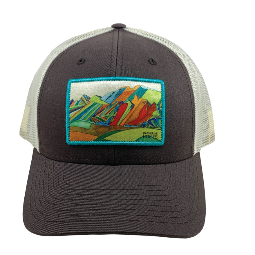 Boulder Flatirons Baseball Hat | Brown and Natural