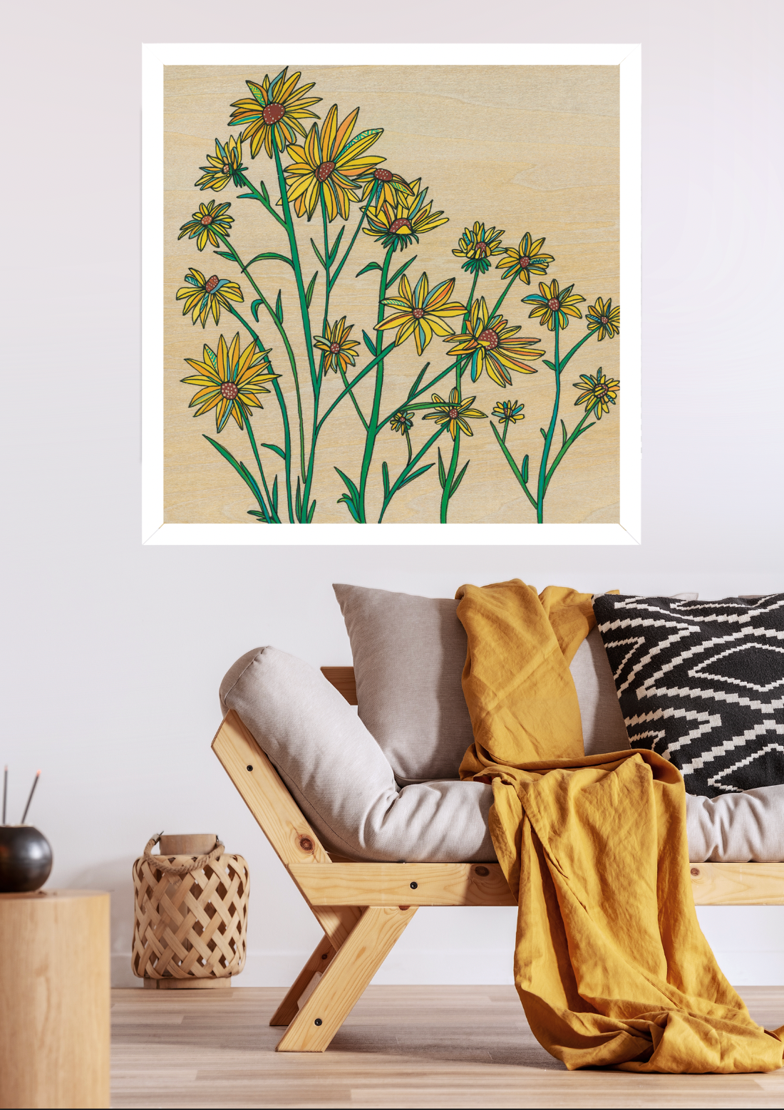 Whorled Sunflower Print | Two Sizes