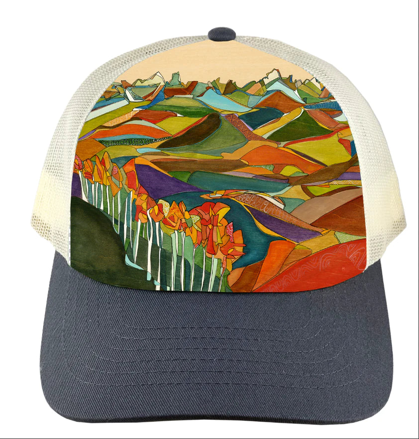 Mount Sneffels | Trucker Hat | Slate | 100% Oat Recycled Mesh