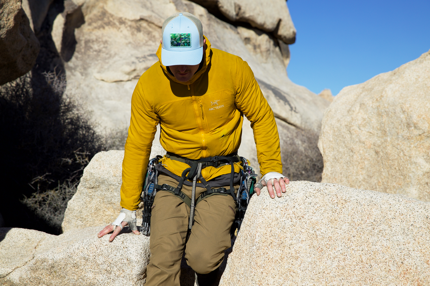 Sagebrush and Mountain Flowers | Baseball Hat | Silver Blue + Tan