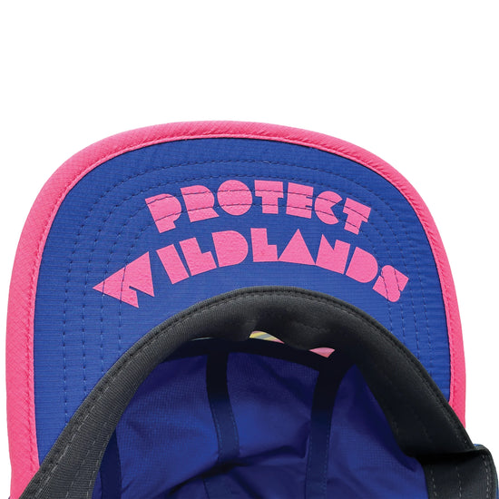 Rainbow Mountain and Alpaca,  Peru |  Travel and Running Hat | Royal Blue