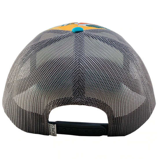 Mount Rainier | Trucker Hat | Turquoise and Grey