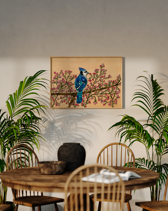 Blue Jay and Cherry Blossom | Prints