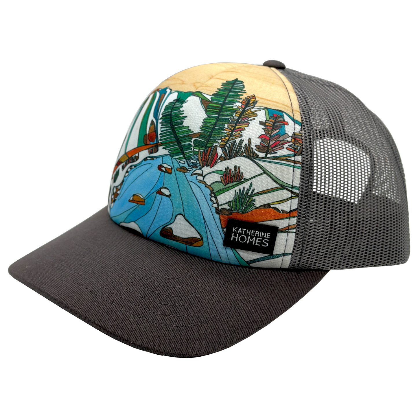 Frozen Winter  | Trucker Hat | Charcoal | Steel