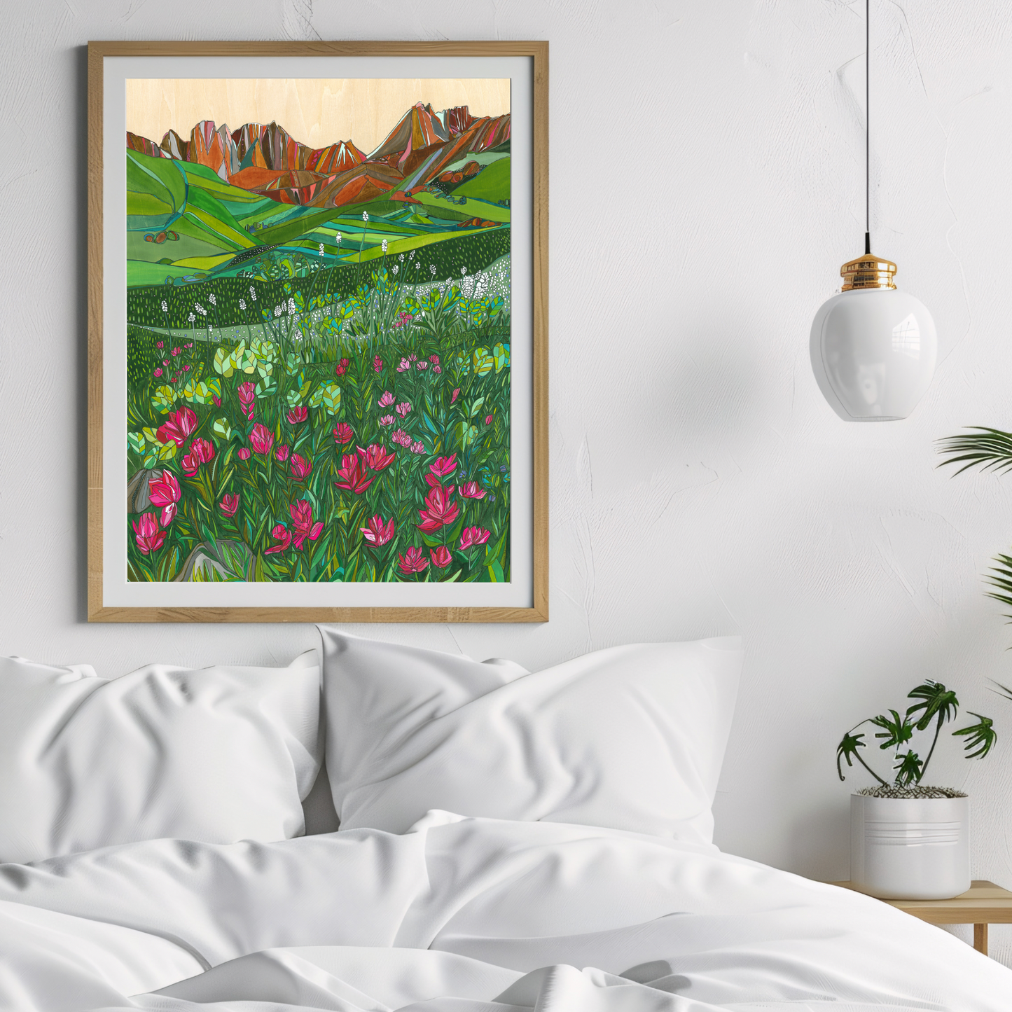 American Basin by Katherine Homes, Colorado landscape, mountains, indian paintbrush, wildflowers