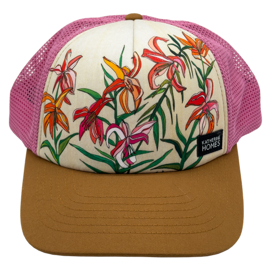 Wild Lilies Foam Trucker | Rose & Clay – Katherine Homes