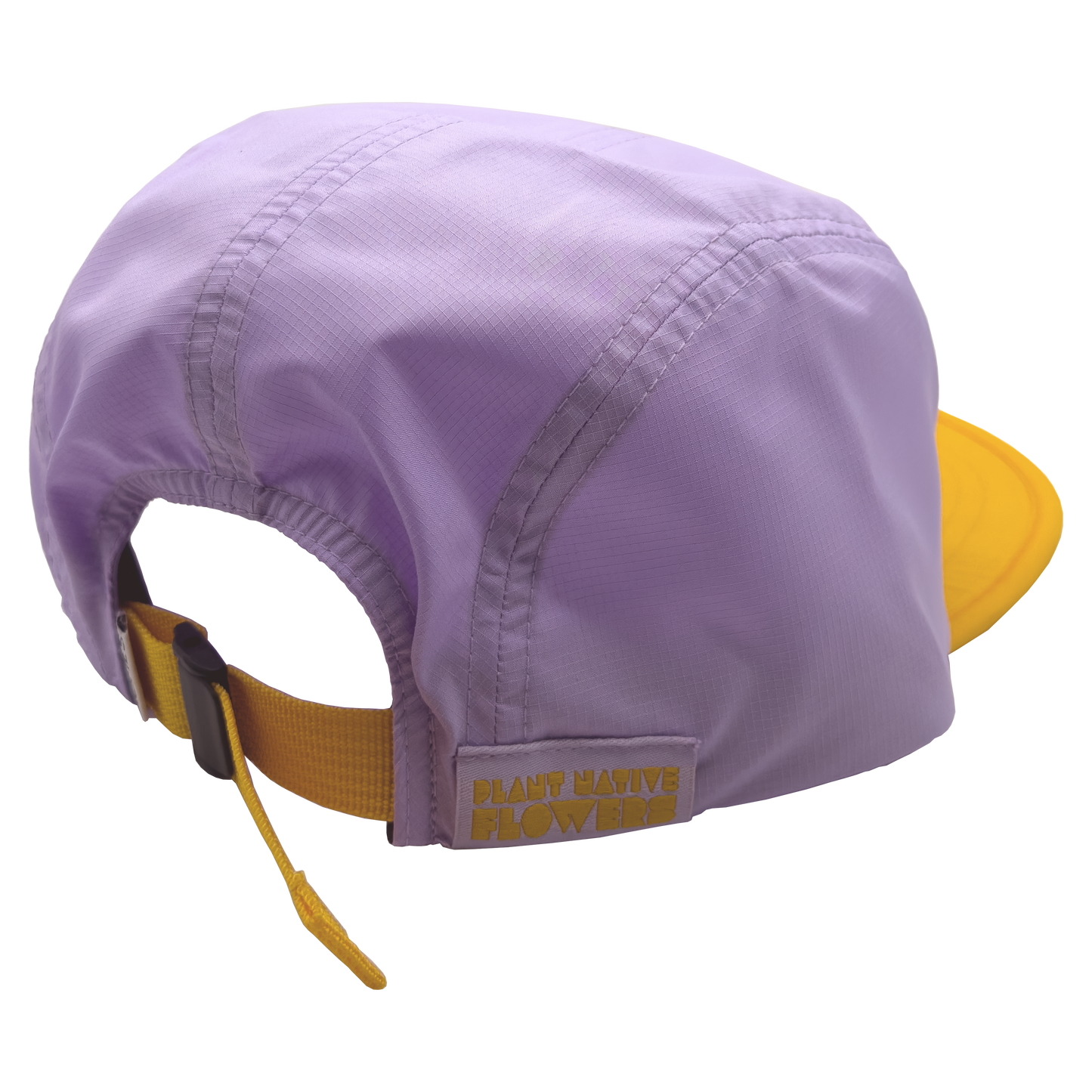 Running Hat, Sun Protection, Pasque Flowers, Lilac, Purple, Yellow,  Baseball Cap adjustable strap by Katherine Homes