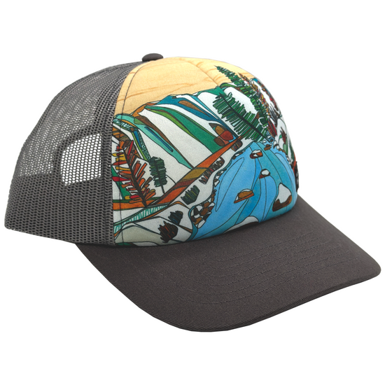 Frozen Winter  | Trucker Hat | Charcoal | Steel