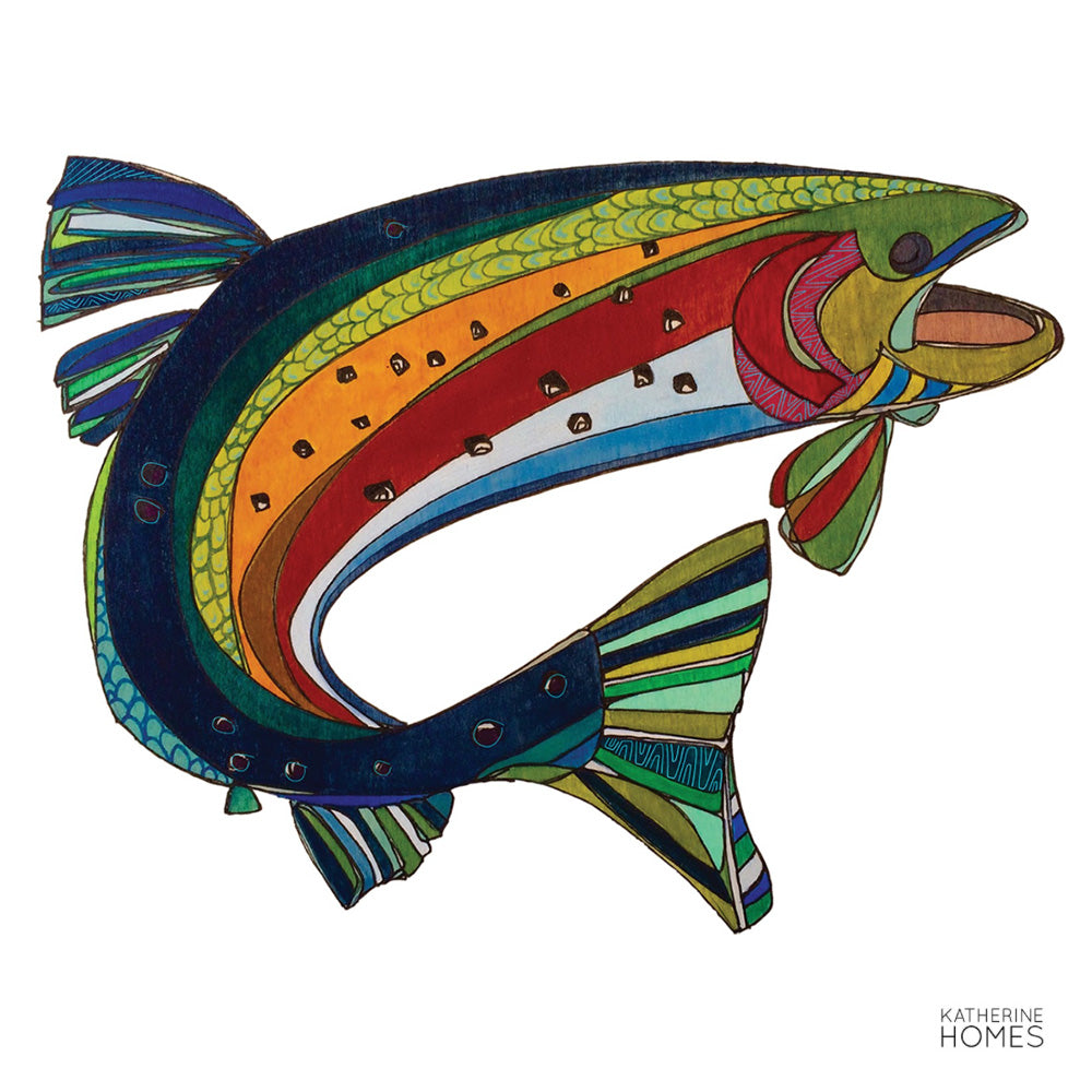 Colorado Greenback Cutthroat Trout original design by Katherine Homes