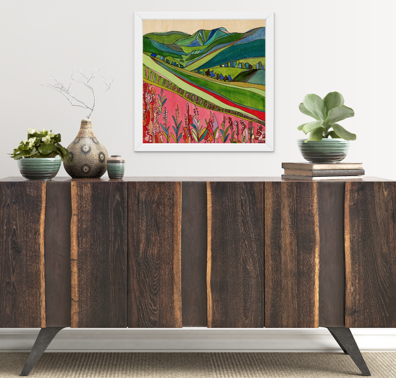 Crested Butte Wildflowers Print by Katherine Homes, artwork, giclee, home decor, fine art print