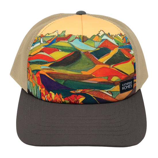 Mount Sneffels | Trucker Hat | Slate | 100% Oat Recycled Mesh