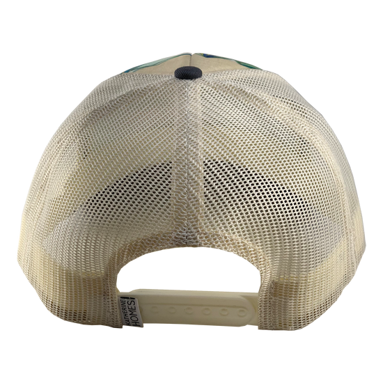 Oh Be Joyful Mountain | Trucker Hat | Grey and Natural