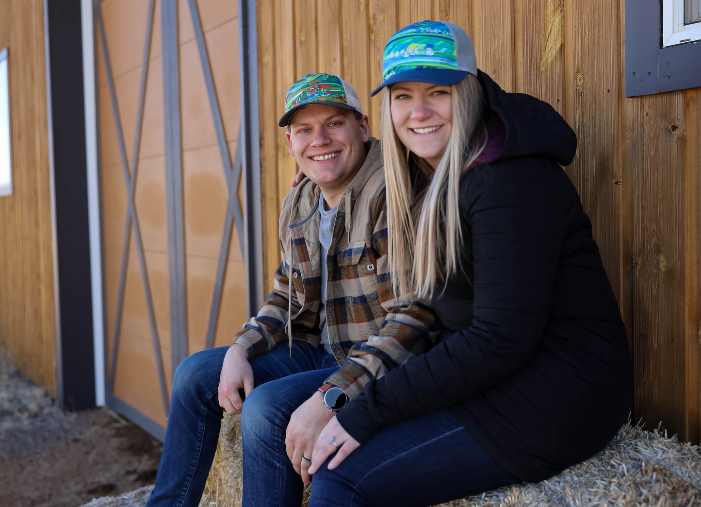 Oh Be Joyful Mountain | Trucker Hat | Grey and Natural