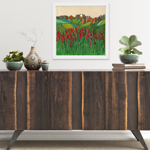 Indian Paintbrush Print by Katherine Homes