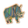 Katherine Homes Northern White Rhino Wood Sticker 