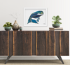 Katherine Homes North Atlantic Right Whale Print