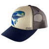 Katherine Homes North Atlantic Right Whale Trucker Hat | Navy and Grey 