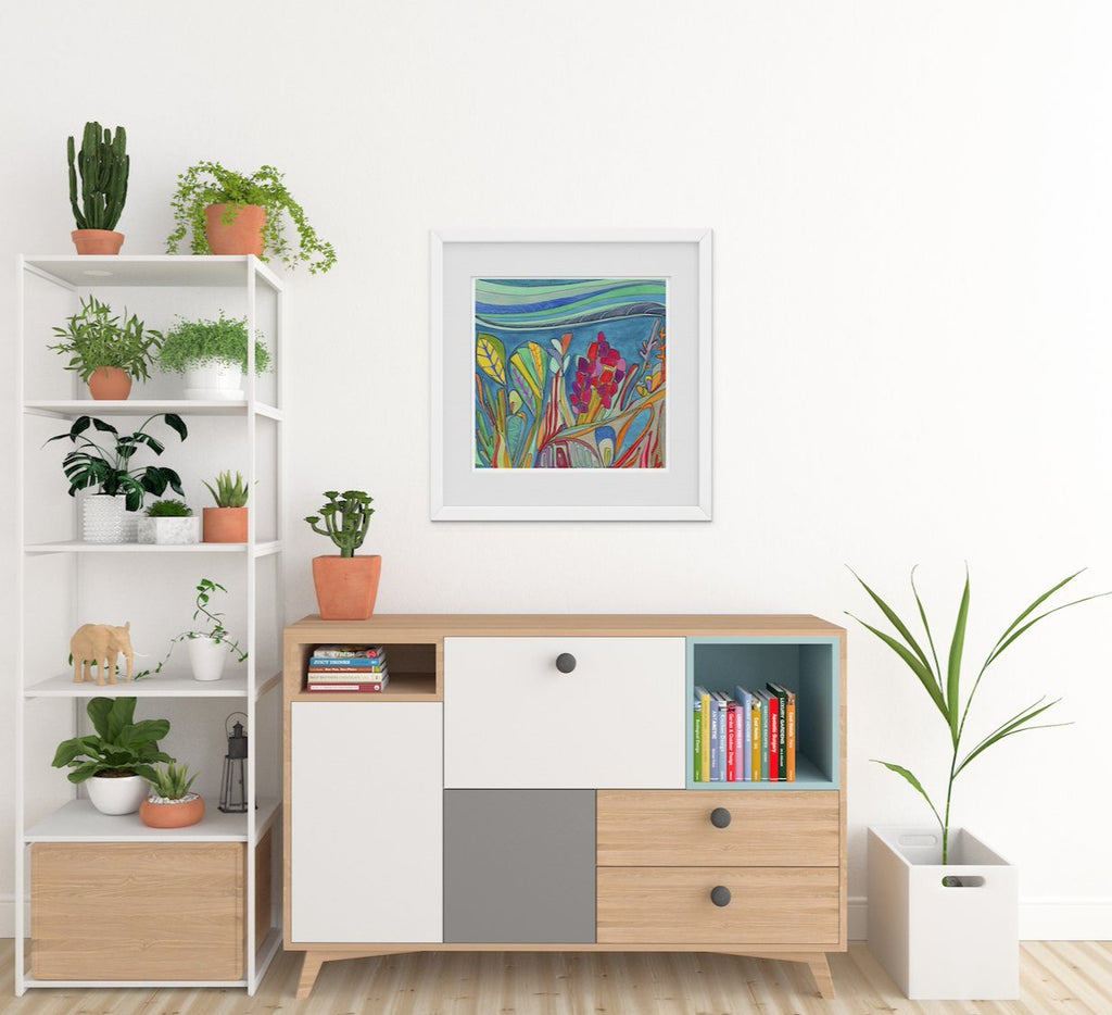 Katherine Homes original design Coral Reef Print 