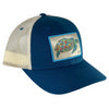 Katherine Homes Green Sea Turtle Trucker Hat | Seaport Blue